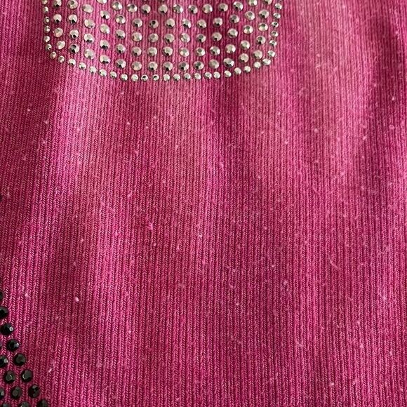 Butter Hot Pink Ombré Girls Coffee Sparkle Sweater - Picture 3 of 7
